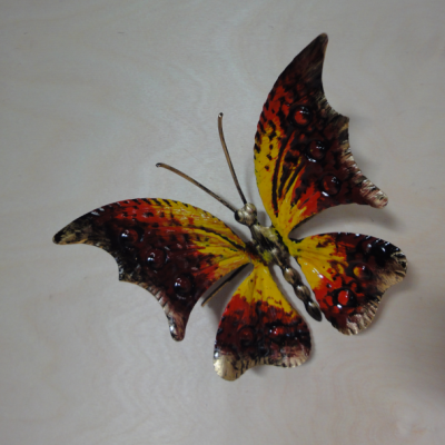 Farfalla in ferro battuto - ART F 103 FR - Colore n.03 - immagine 3