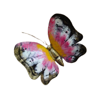 FARFALLA IN FERRO BATTUTO VERNICIATA PER ESTERNO - ART F 106 FR - colore N 19
