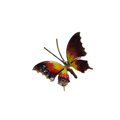 FARFALLA IN FERRO BATTUTO cm 8 x 5 - ART F 104 FR - colore n 3