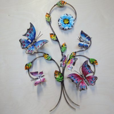COMPOSIZIONE DI FARFALLE IN FERRO BATTUTO - ART C 81.0 FR - - immagine 10