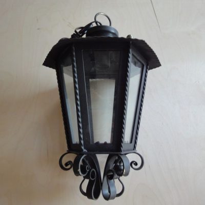 Lanterna in ferro battuto a sospensione, Larghezza cm 28 - ART 5 S