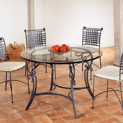 TAVOLO IN FERRO BATTUTO - ART 309 V CV -