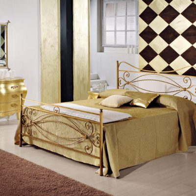 LETTO IN FERRO BATTUTO - ART 595 M CV -