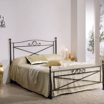 LETTO IN FERRO BATTUTO - ART 605 M CV -