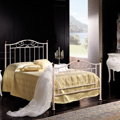 LETTO IN FERRO BATTUTO - ART 634 X CV -
