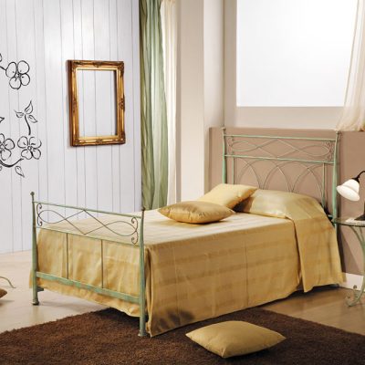 LETTO IN FERRO BATTUTO - ART 654 X CV -