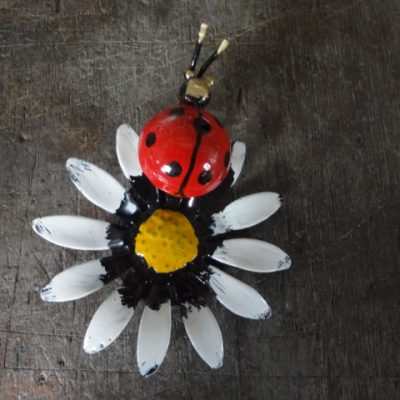 MARGHERITA CON COCCINELLA PORTA FORTUNA - ART COC MARG