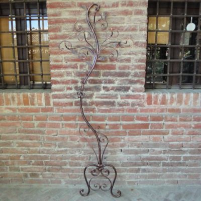 ATTACCAPANNI TRALCIO IN FERRO BATTUTO - ART 01 FR PED -