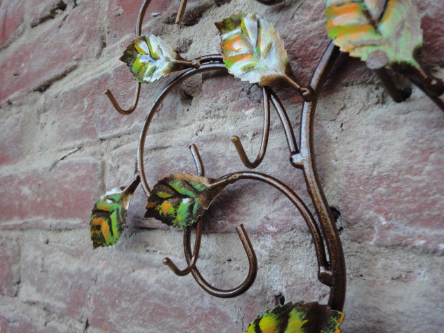 Porta chiavi o appendino da parete in ferro battuto albero della vita - ART 501 FR PED - - immagine 2