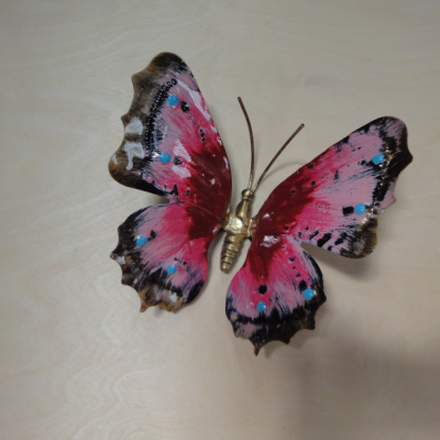 Farfalla in ferro battuto - ART F 101 FR - colore N 25