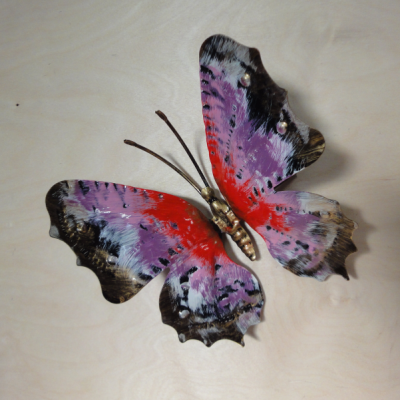 Farfalla in ferro battuto - ART F 101 FR - colore N 9