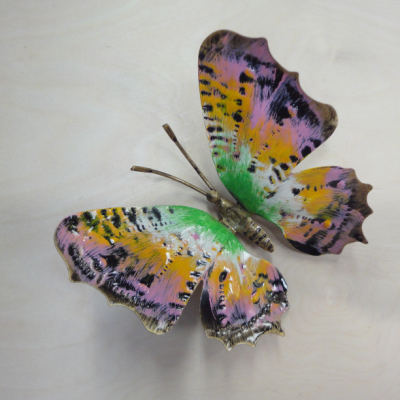 Farfalla in ferro battuto - ART F 101 FR - colore N 17