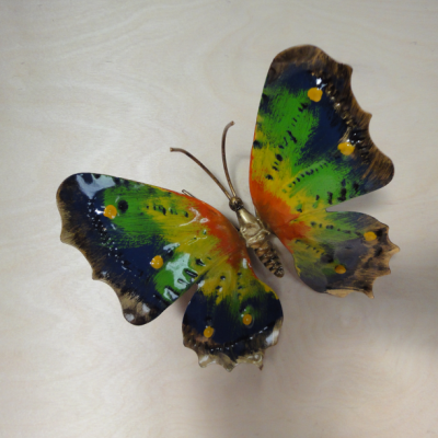 Farfalla in ferro battuto - ART F 101 FR - colore N 20
