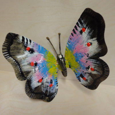 Farfalla in ferro battuto - ART F 102 FR - colore n.12