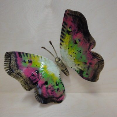 Farfalla in ferro battuto - ART F 102 FR - Colore n.16