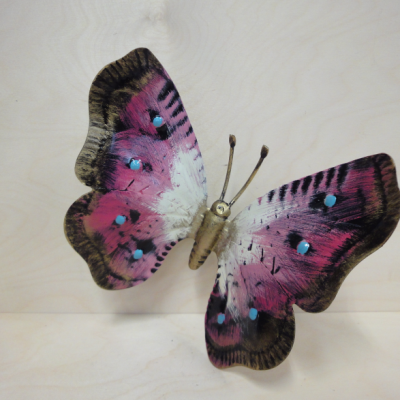 Farfalla in ferro battuto - ART F 102 FR - colore n.27