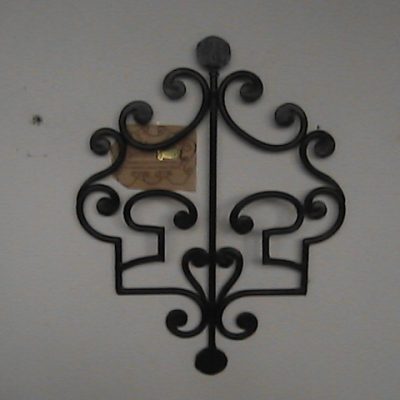 ATTACCAPANNI IN FERRO BATTUTO A SCOMPARSA - ART A 32.0 FR PED -