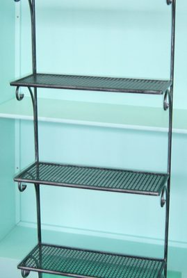 SCAFFALE IN FERRO BATTUTO 4 PIANI - ART AB 32 0CRNI PED -