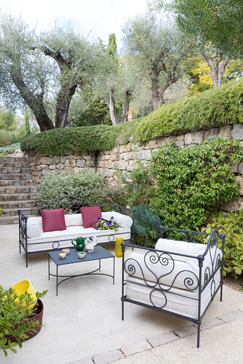 Poltrona da giardino in ferro battuto - ART MORPOS AURORA UNOPIU" - - immagine 2