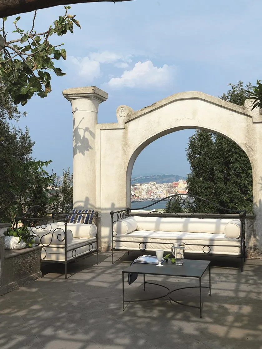 Poltrona da giardino in ferro battuto - ART MORPOS AURORA UNOPIU" - - immagine 5