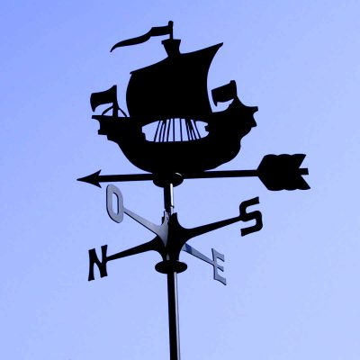 BANDERUOLA SEGNA VENTO-N.66 CARAVELLA