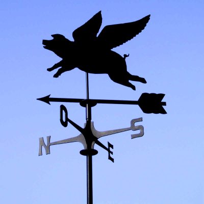BANDERUOLA SEGNA VENTO-N.34 FLYING PIG