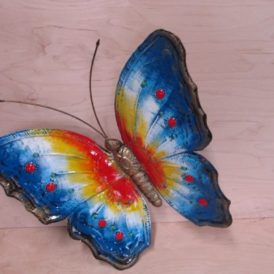 FARFALLA IN FERRRO BATTUTO - ART F 300 FR - COLORE N 21 - immagine 4
