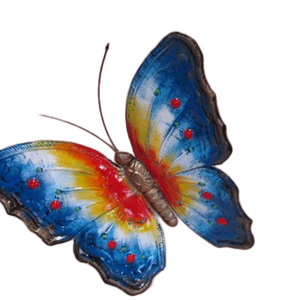 FARFALLA IN FERRRO BATTUTO - ART F 300 FR - COLORE N 21