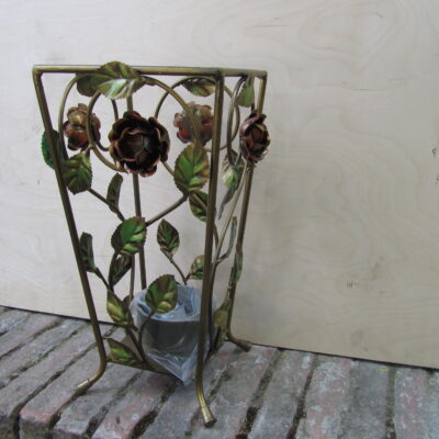 Porta ombrelli in ferro battuto con rose – ART P 0455 FER PED-