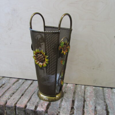Porta ombrelli in ferro battuto con girasoli – ART 0 P47 FER PED-