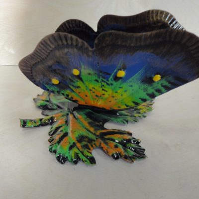 Farfalla porta buste in ferro battuto – ART F 017 PED – Colore n 20