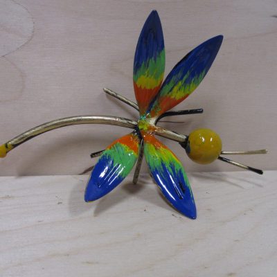 LIBELLULA MEDIA IN FERRO BATTUTO – ART L32.0 FR – Colore n 20 -