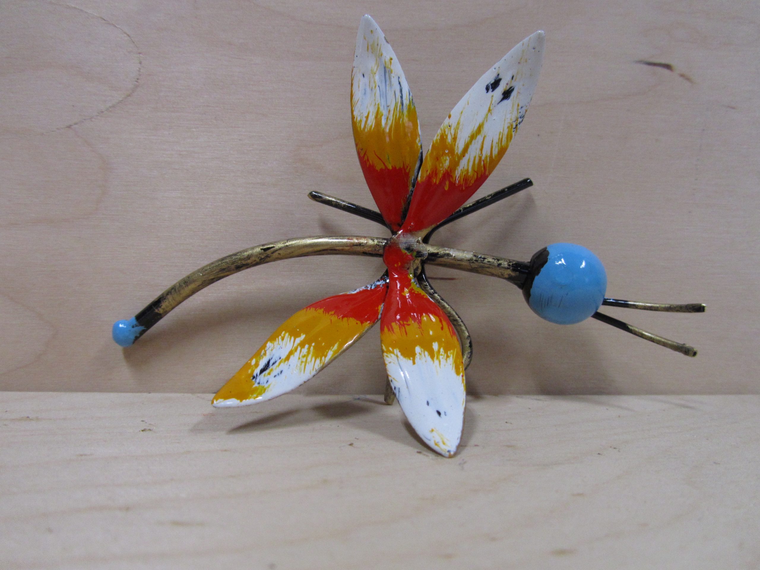 LIBELLULA MEDIA IN FERRO BATTUTO – ART L32.0 FR – Colore n 05 –