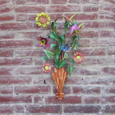 Composizione floreale in ferro battuto - ART A 1 PED - - immagine 5