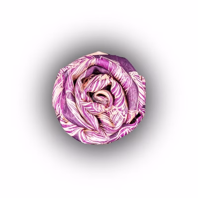 Foulard in fibra di bamboo - ART Sogni  d"amore stampa digitale -