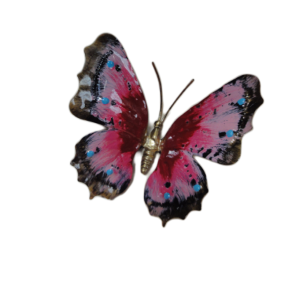 Farfalla decorativa in ferro battuto - F 101 cm 20 X 19